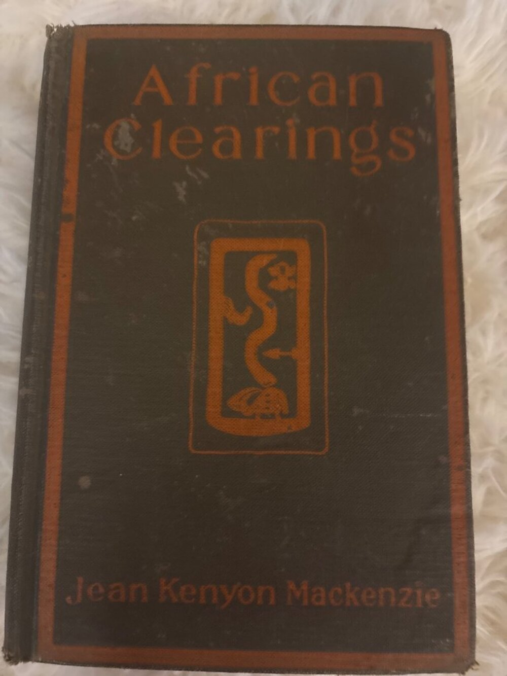 African Clearings Jean Kenyon Mackenzie Antique Hardcover Houghton Mifflin Book